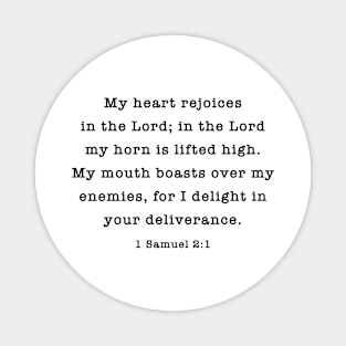 My heart rejoices in the Lord Magnet